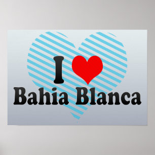 Poster J'aime Blanca du Bahia, Argentine