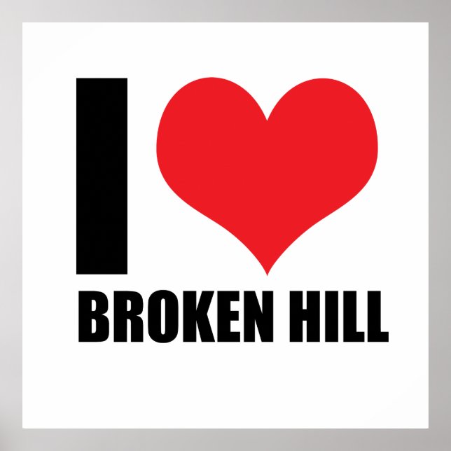 Poster J'aime Broken Hill (Devant)