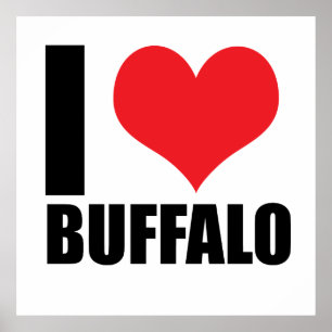 Poster J'aime Buffalo