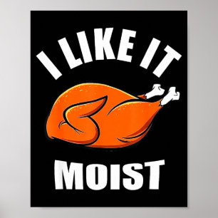 Poster J'aime ça Mois Costume de Thanksgiving Jour de la 