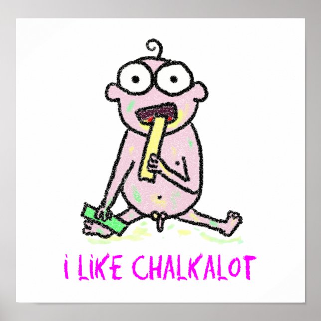 Poster J'Aime Chalkalot (Devant)