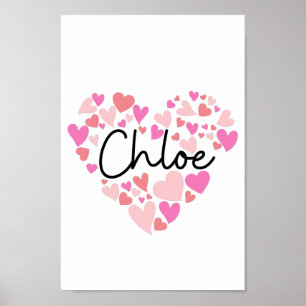 Poster J'aime Chloe