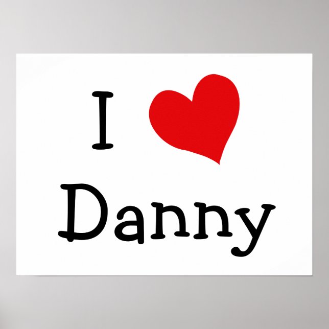 Poster J'aime Danny (Devant)