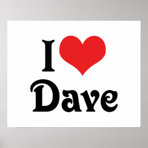 Poster J'aime Dave
