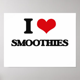 Poster J'aime des Smoothies