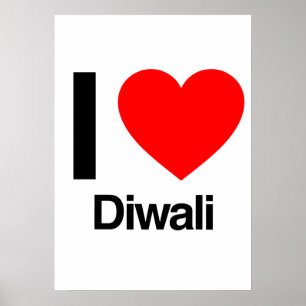 Poster j'aime diwali