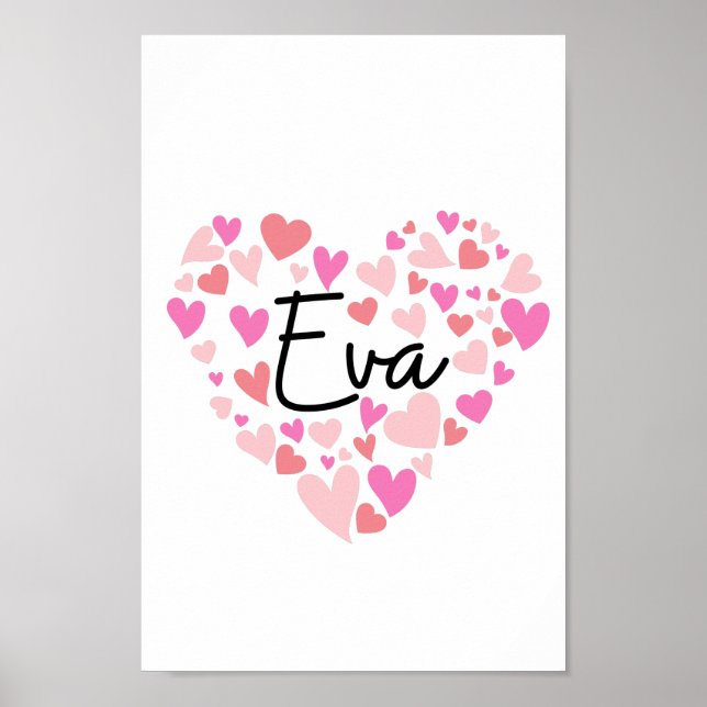 Poster J'aime Eva (Devant)