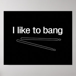 Poster J'aime frapper