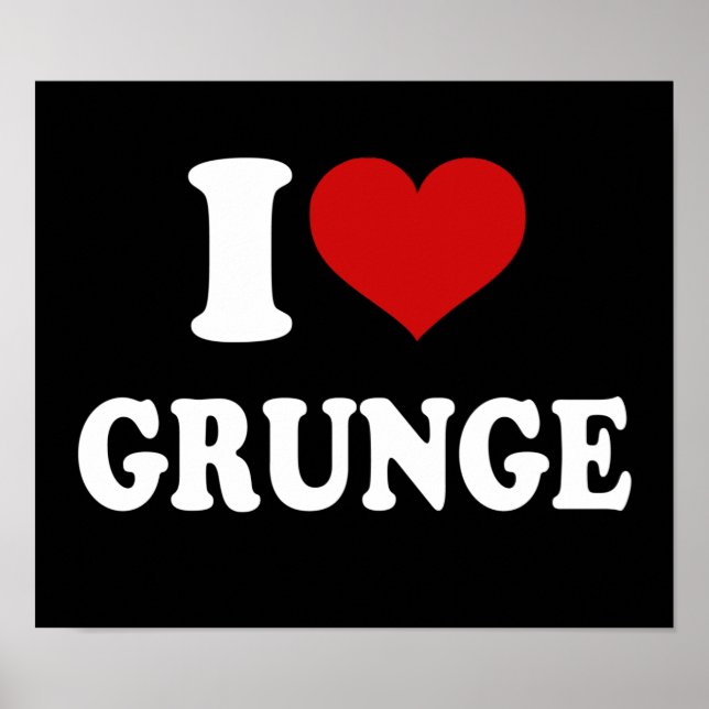 Poster J'Aime Grunge (Devant)