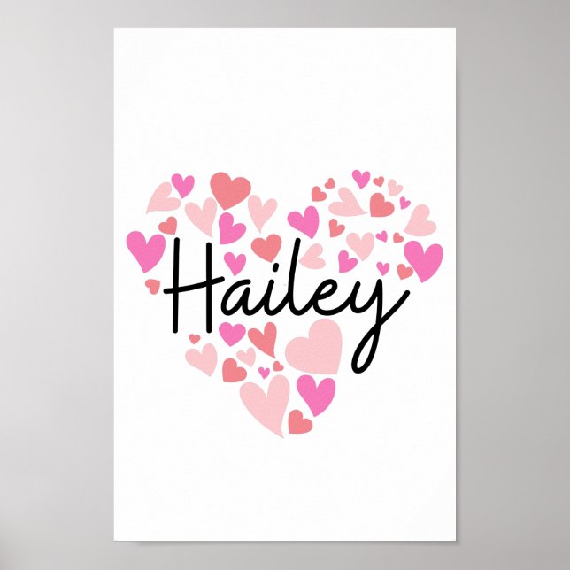 Poster J'aime Hailey (Devant)