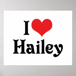 Poster J'aime Hailey