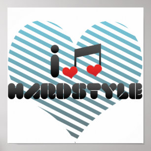 Poster J'aime Hardstyle