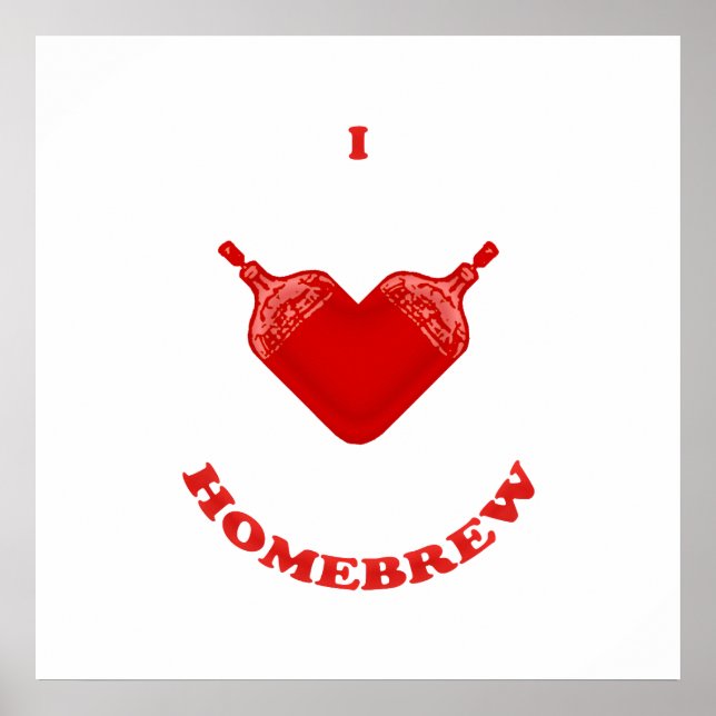 Poster J'aime Homebrew (Devant)