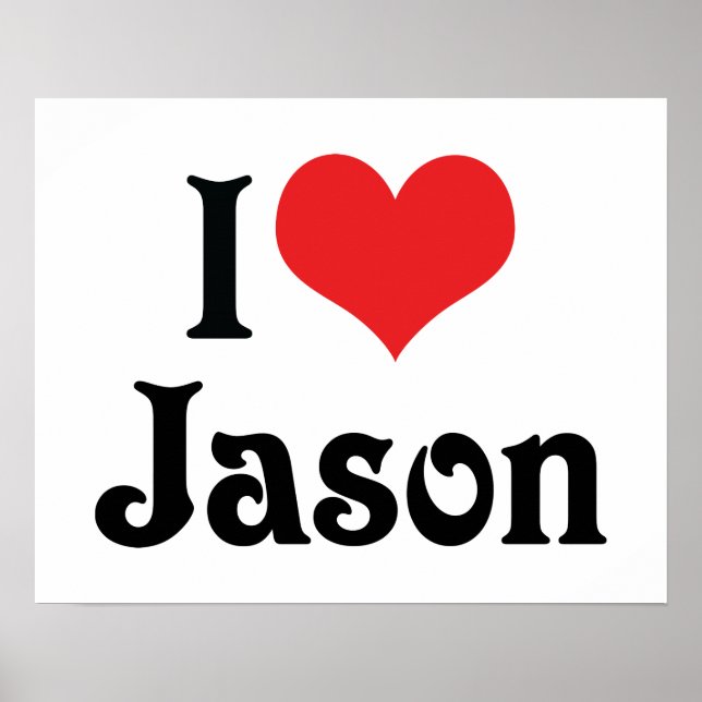 Poster J'aime Jason (Devant)
