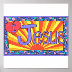 Poster J'Aime Jésus !