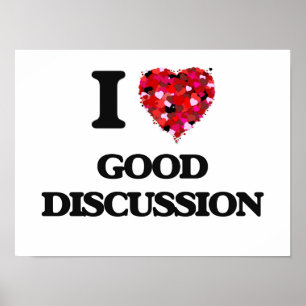 Poster J'aime la bonne discussion