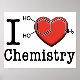Poster J'aime la chimie
