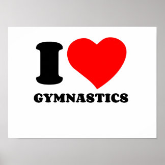 POSTER J'AIME LA GYMNASTIQUE