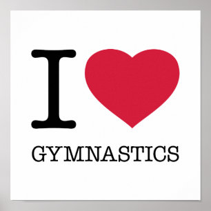 POSTER J'AIME LA GYMNASTIQUE