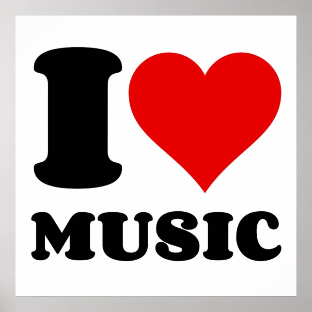 POSTER J'AIME LA MUSIQUE (Devant)