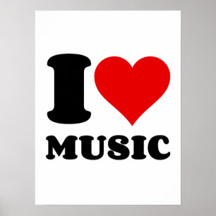 POSTER J'AIME LA MUSIQUE