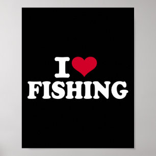 Poster J'aime la pêche