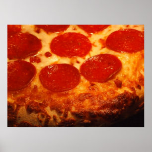 Poster J'aime la pizza
