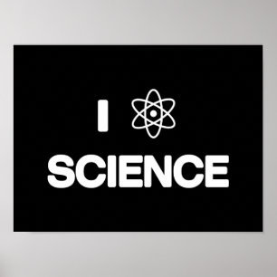 Poster J'aime la science