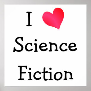Poster J'aime la science-fiction