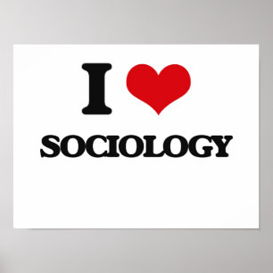 Poster J'aime la sociologie