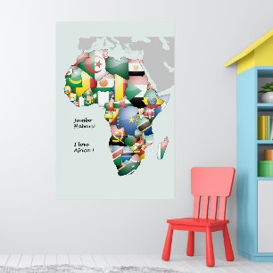 Poster J'aime l'Afrique