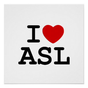 Poster J'aime l'Asl