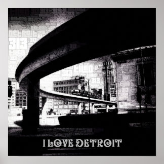 Poster J'aime le D - People Mover & City