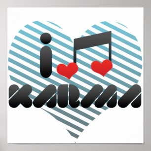 Poster J'aime le karma