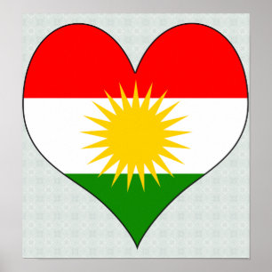 Poster J'aime le Kurdistan