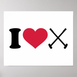 Poster J'aime le polo