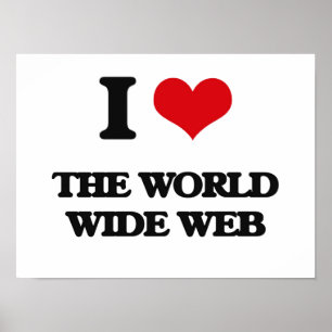 Poster J'aime le World Wide Web