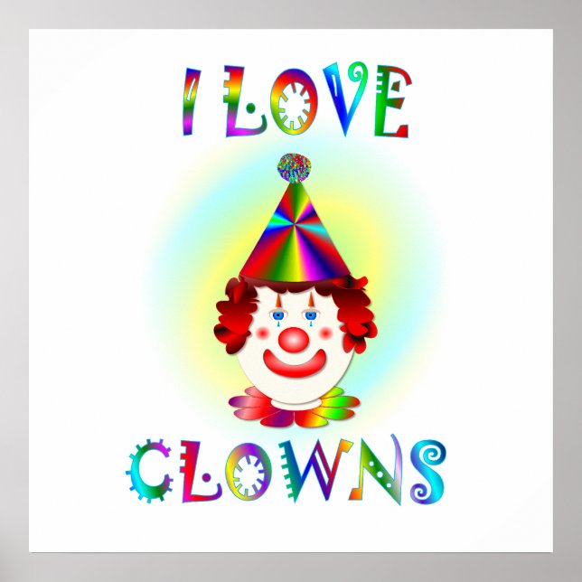 Poster J'aime les clowns (Devant)