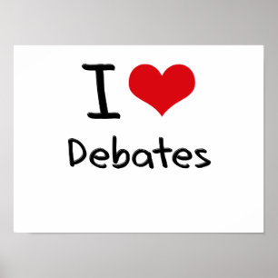 Poster J'aime les débats