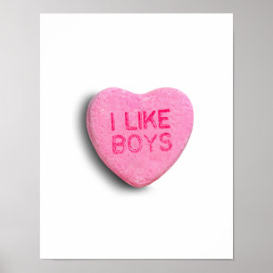 Poster J'Aime Les Garçons
