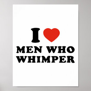 Poster J'aime les hommes qui pleurnichent Funny Christmas