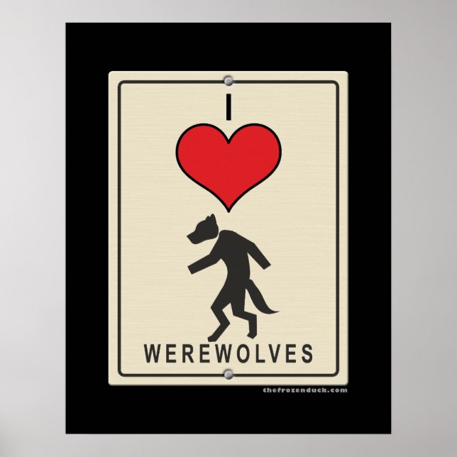 Poster J'aime les loups-garous (Devant)