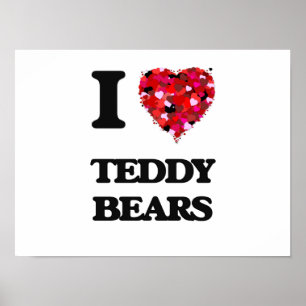 Poster J'aime les Nounours