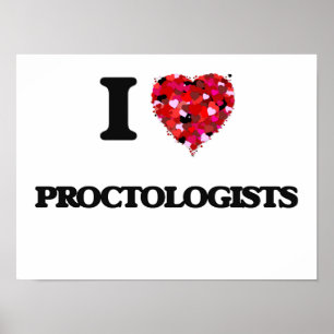 Poster J'aime les proctologistes
