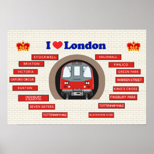 Poster J'aime Londres