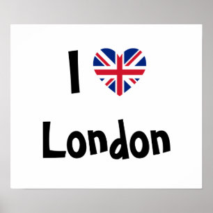 Poster J'aime Londres