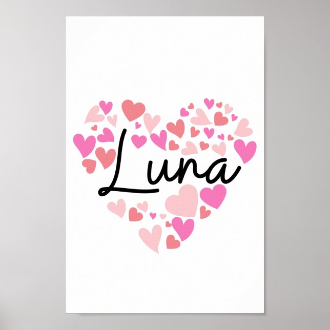 Poster J'aime Luna (Devant)