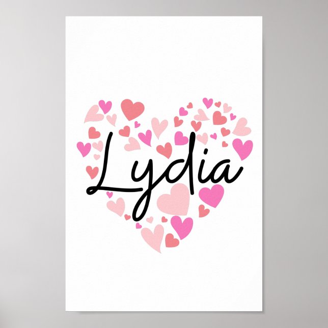Poster J'aime Lydia (Devant)