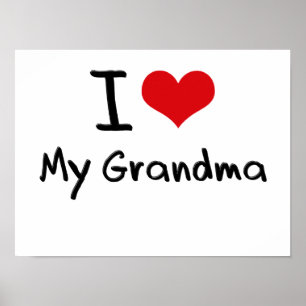 Poster J'Aime Ma Grand-Mère