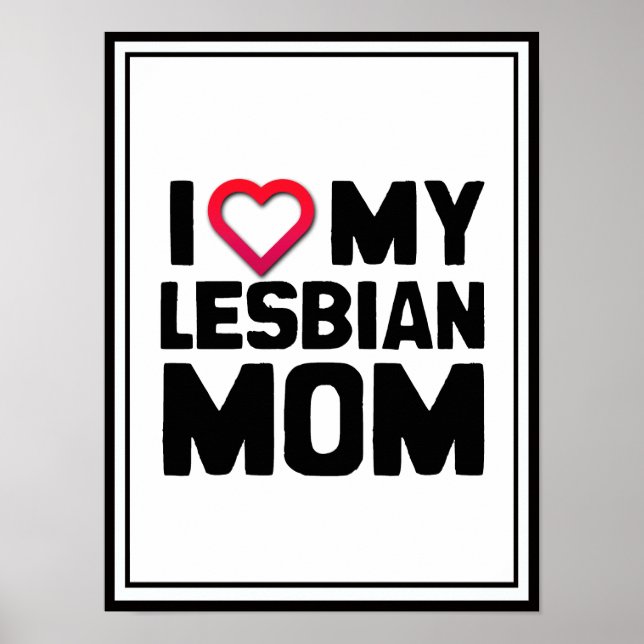 POSTER J'AIME MA MÈRE LESBIENNE (Devant)